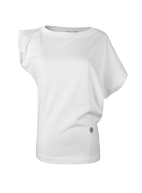 Reveal 立体结构不对称设计刺绣logo短袖