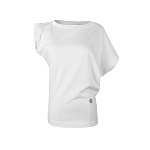 Reveal 立体结构不对称设计刺绣logo短袖