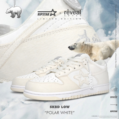 Reveal原创皮毛一体低帮运动鞋
