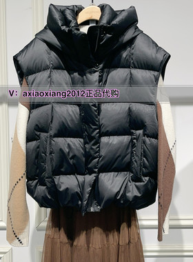 MEFOREVER真我永恒2024冬款羽绒马甲厚款2442A72079吊1799