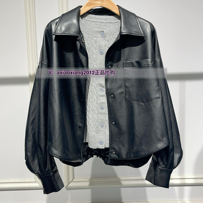 MEFOREVER真我永恒2025春款皮衣外套2513A21044吊999