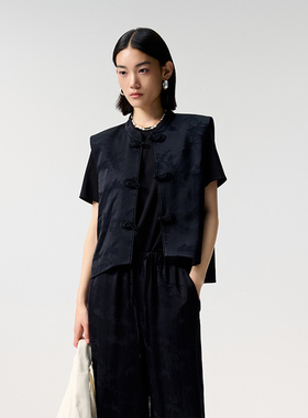 ME FOREVER真我永恒2024秋上装外穿马甲短款马甲2434A11167吊1199