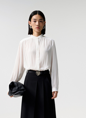 ME FOREVER真我永恒2024秋装衬衫中款衬衫-2434B42180吊牌599