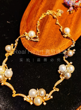 意大利风格中古饰品经典项链女小众设计高级感手工精致独特气质
