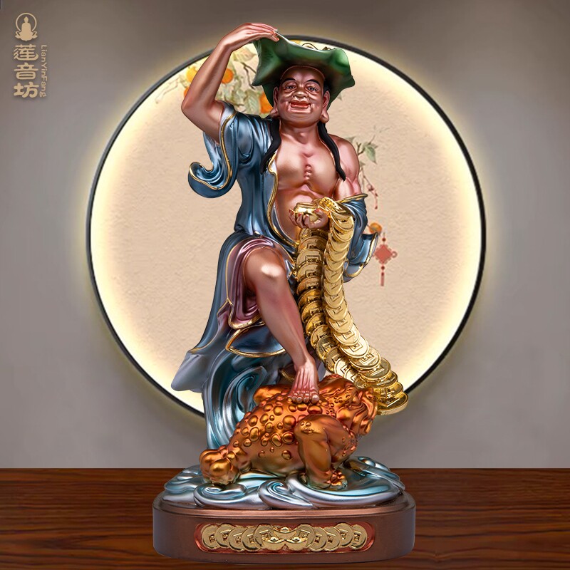 刘海戏金蟾摆件三足金蝉招财