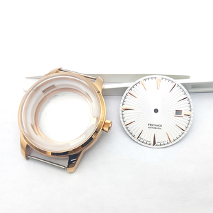 组装手表配件机械表壳 鸡尾酒男士手表壳 泡泡镜适配NH35/38机芯