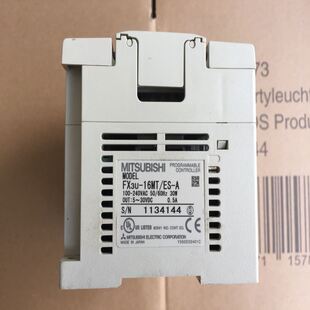 9成新PLCFX3U-16MT/ES-AFX3U-4AD-PT-ADPFX3U-4DA-ADP议
