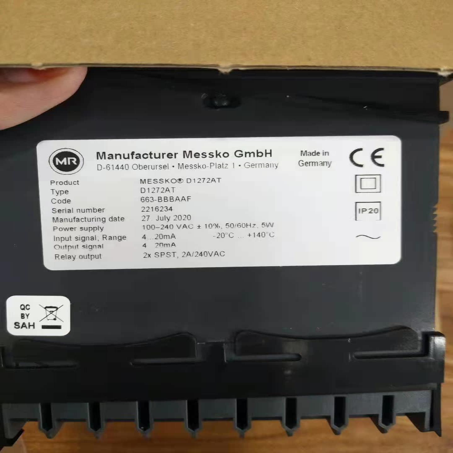 MESSKO D1272AT 663-BTBAAF数字显示器现货663-BTBAAF