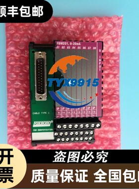 P0916AA福克斯波罗DCS卡件FBM201端子板FOXB