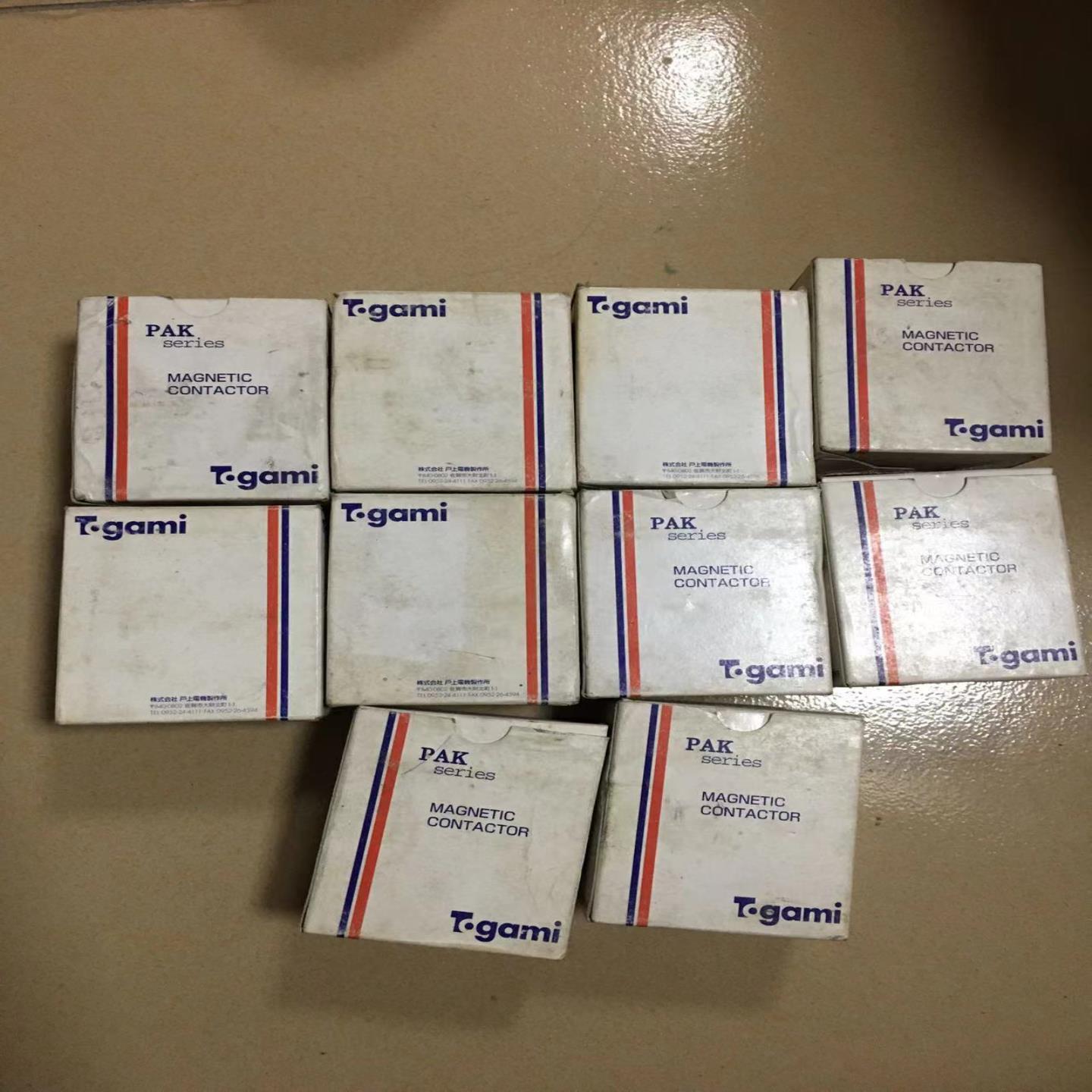 户上TOGAMI交流接触器PAK-11J-P3221-P3300