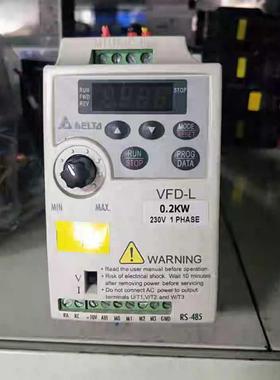 原装拆机台达VFD-L系列VFD002121A 02KW  220W 有意谈 成色新