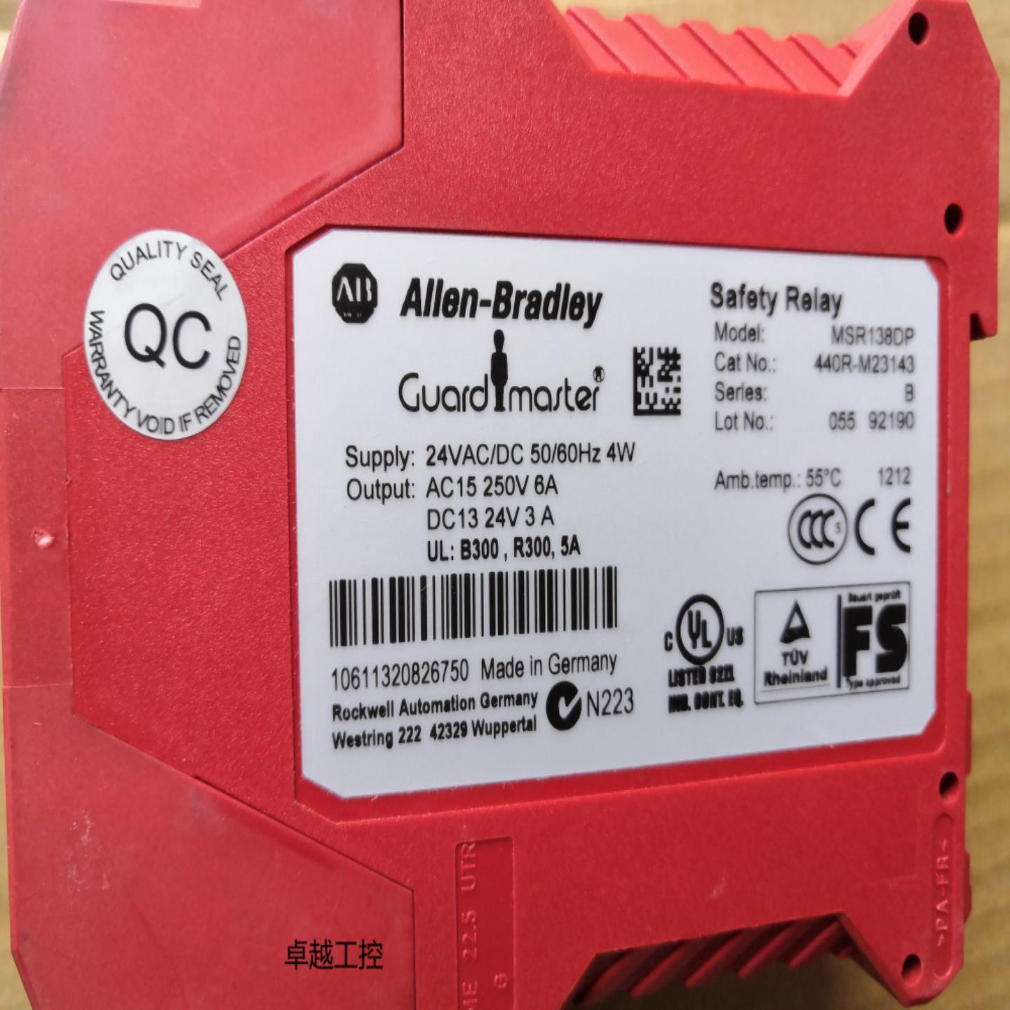 罗克韦尔原装AIIen-BradIey继电器MSR138DP 440R-M23147 现货