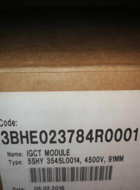 3BHE023784R0001 IGCT 5SHY3545L0014 4500V 91mm 可控硅