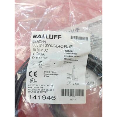 巴鲁夫BES00HN电感式接近开关BES 516-3