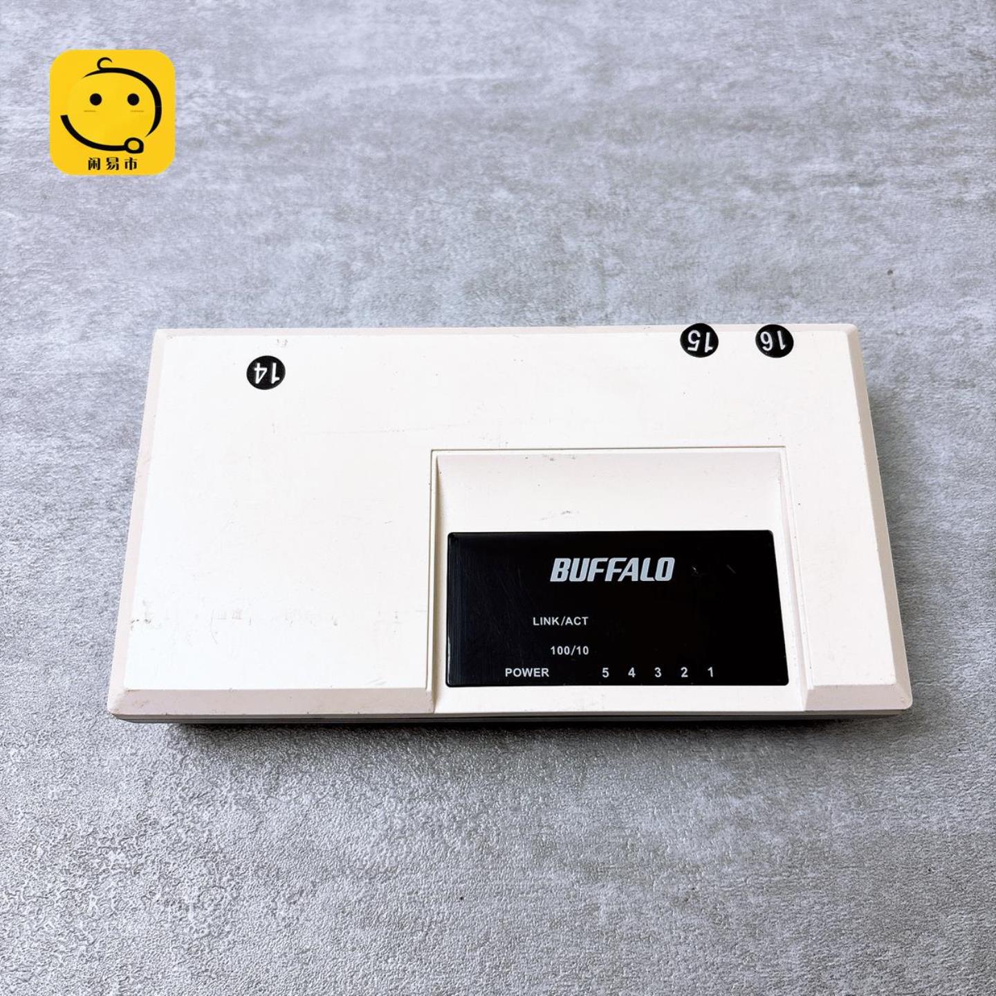 BUFFALO  LSW-TX-5NPC4端口全好 功能正常 实拍 裸机
