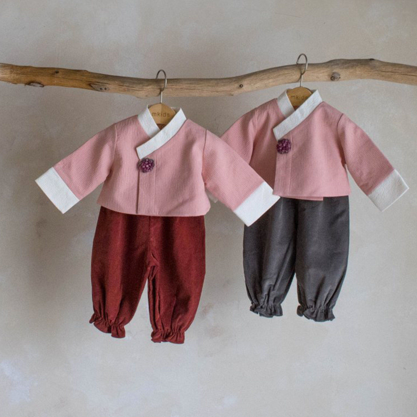 韩国进口男宝宝斜襟系带外套裤子2件套26春婴幼儿童周岁韩服套装,童装/婴儿装/亲子装,套装,淘宝优惠券,粉丝福利购,淘宝优惠卷