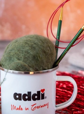 addi705德国进口圣诞限定新品毛衣针尖头成人毛衣围巾diy编织工具