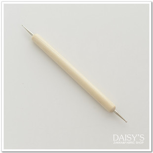 菊家 布用复写纸专用 描图笔 拓图笔 双头铁笔金属笔 木柄