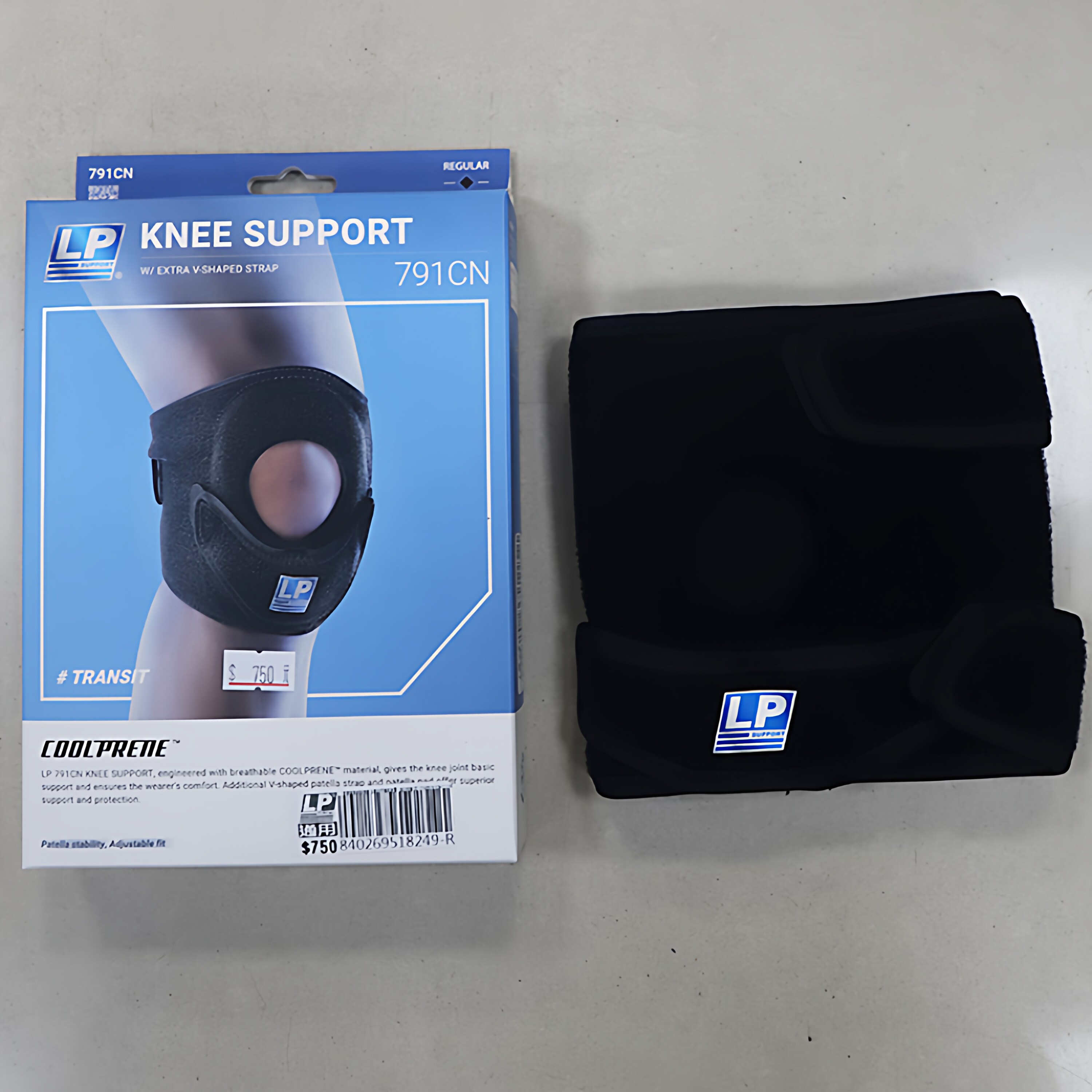 LP 791CN 羽球桌球专用膑骨加强可调式护膝另有加大尺码。