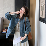 大货已出春季新款拼色牛仔外套7277P165控268，女装短外套，浙宝133