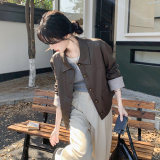 现货拼接皮衣外套133-8011P145控218，女装皮衣，浙宝133