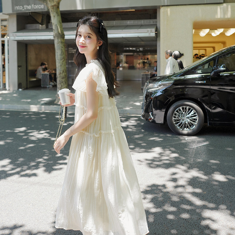 现货 数据好 夏季飞飞袖仙女裙 8593-P115控168