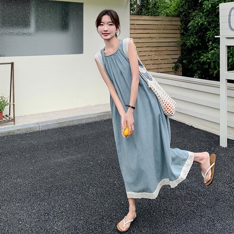 现货夏季新款薄款牛仔连衣裙133-5207P120k178,女装连衣裙,浙宝133