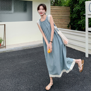 现货 夏季新款薄款牛仔连衣裙133-5207P120k178图片