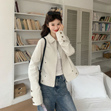 大货已出春季新款女士夹克短外套7273p155控238，女装短外套，浙宝133