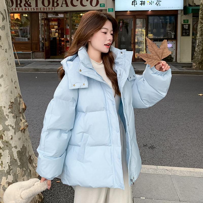 大货已出新款浅蓝色棉衣棉服面包服5915P165控248,商品下架区,浙宝133