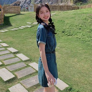 现货 夏季薄款牛仔连衣裙133-8576P120控178图片