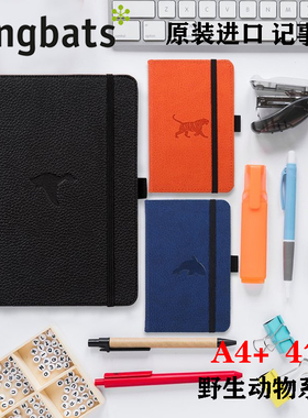 原装英国Dingbats环保笔记本A4+学生办公手账子弹日记事本子礼物