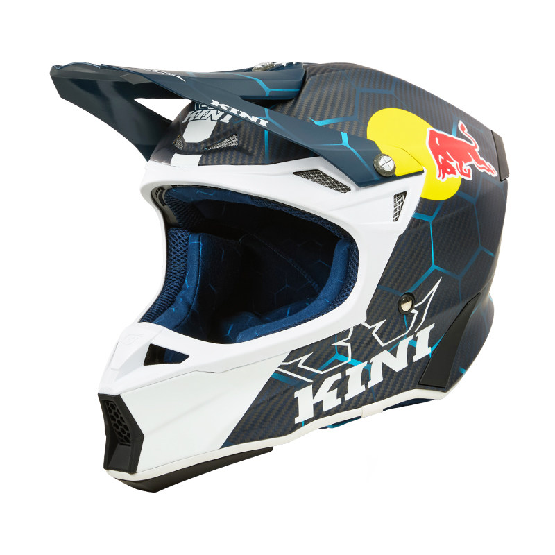 KINI红牛越野头盔MXC碳纤维摩托车leatt全盔林道场地超轻fox v1