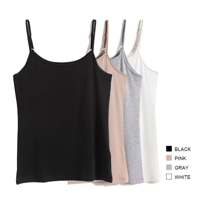 小吊带背心女打底短款莫代尔黑白修身上衣外穿内搭可调节薄高弹,女装/女士精品,背心吊带,淘宝优惠券,粉丝福利购,淘宝优惠卷
