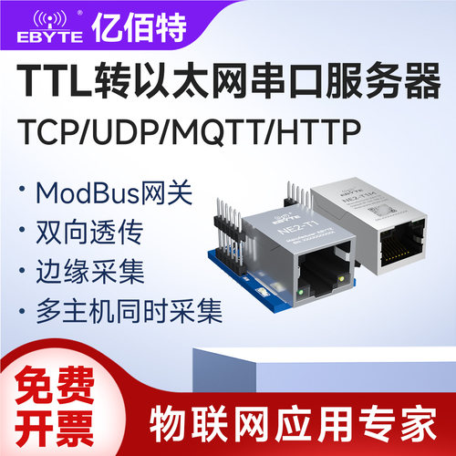 TTL串口转rj45以太网模块