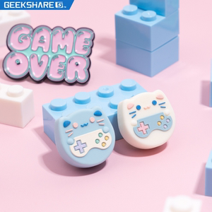 极想 任天堂switch oled游戏猫猫摇杆帽lite硅胶手柄保护套ns配件