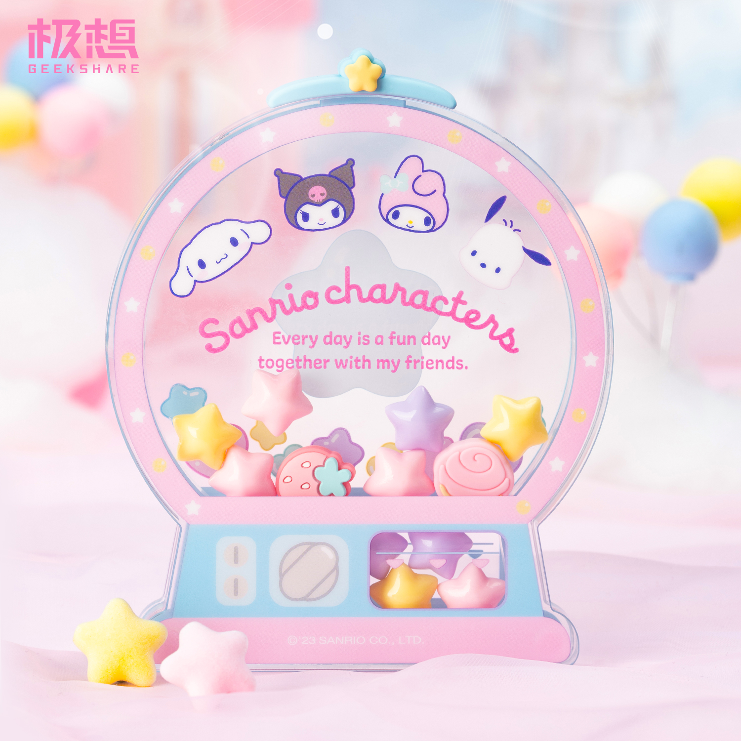 極想&三麗鷗switch搖桿帽收納盒