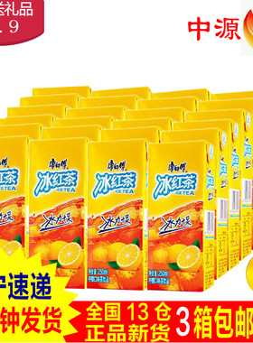 康师傅3箱包邮250ml冰红茶