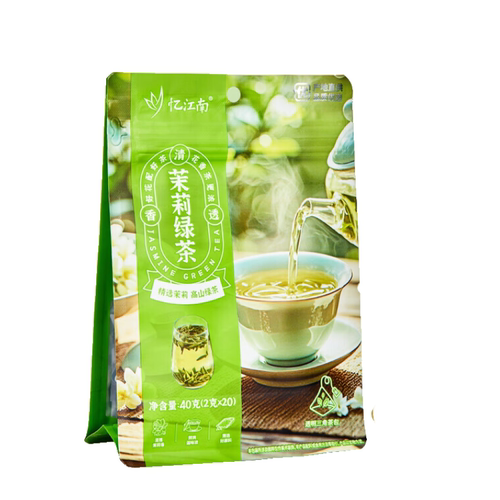 忆江南 茉莉绿茶40g/袋八边封袋装烘青茉莉花茶独立三角包