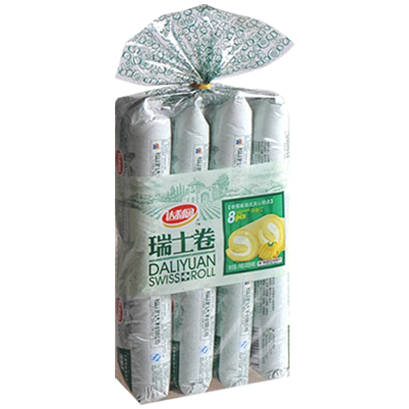 达利园【整包】瑞士卷香蕉味卷式夹心糕点 160g*3包零食点心