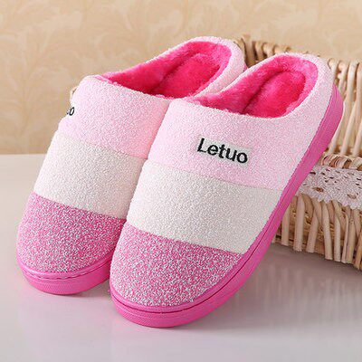 Pantoufles enfants en suède pour hiver - semelle EVA - Ref 1008201 Image 3