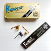 官方授权德国原装 手绘素描自动铅芯金属礼盒笔夹 KAWECO