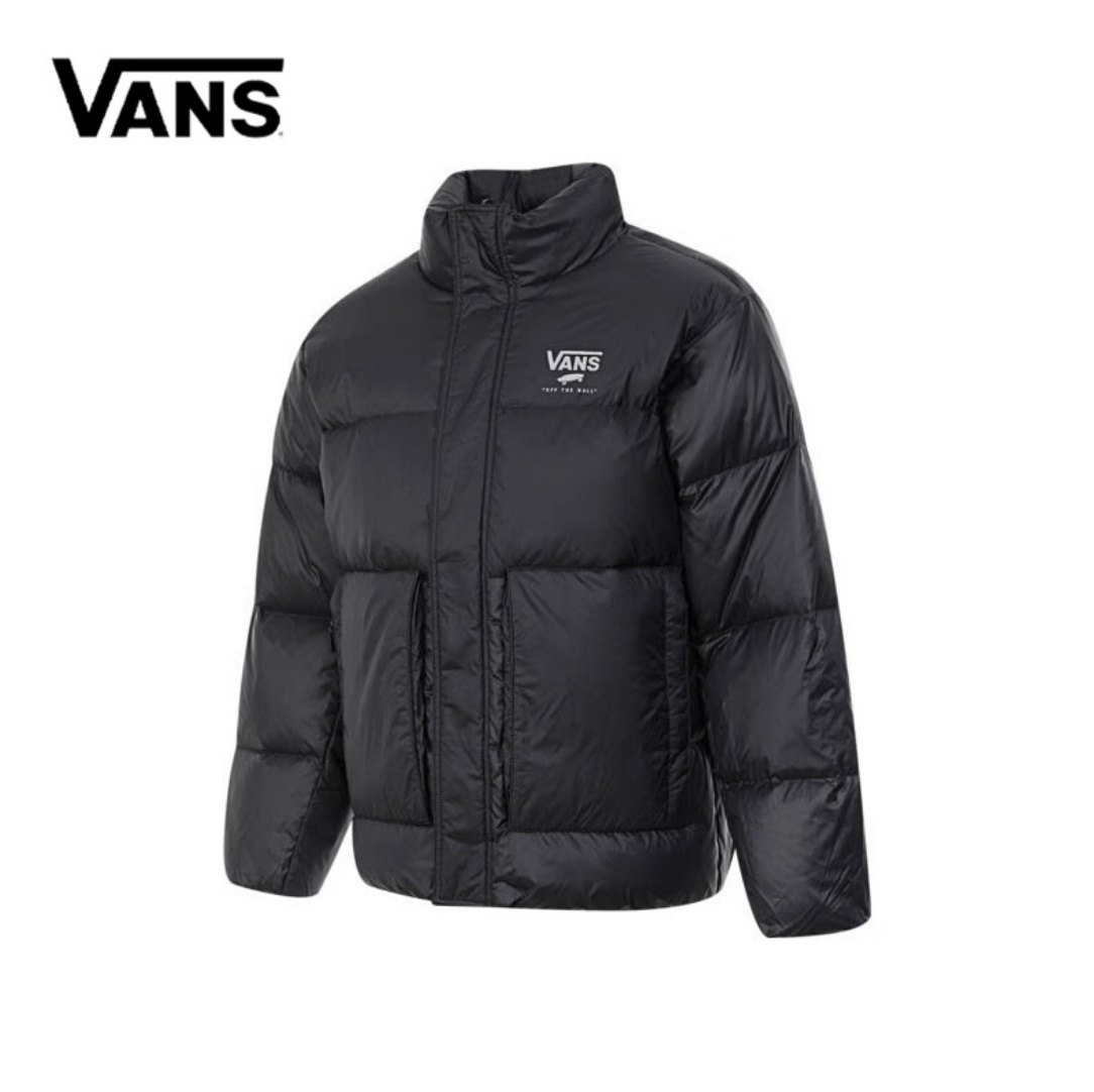 VANS正品男女同款冬季保暖羽绒服外套面包服立领多袋防风保暖上衣