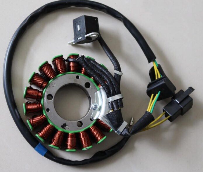 济南轻骑铃木摩托车配件悍骏GR150点火器高压包点火线圈定子转子