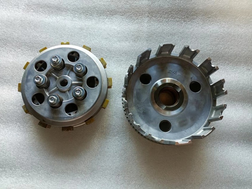 济南铃木摩托车配件GR150悍骏150大小鼓总成发动机离合器大鼓小古