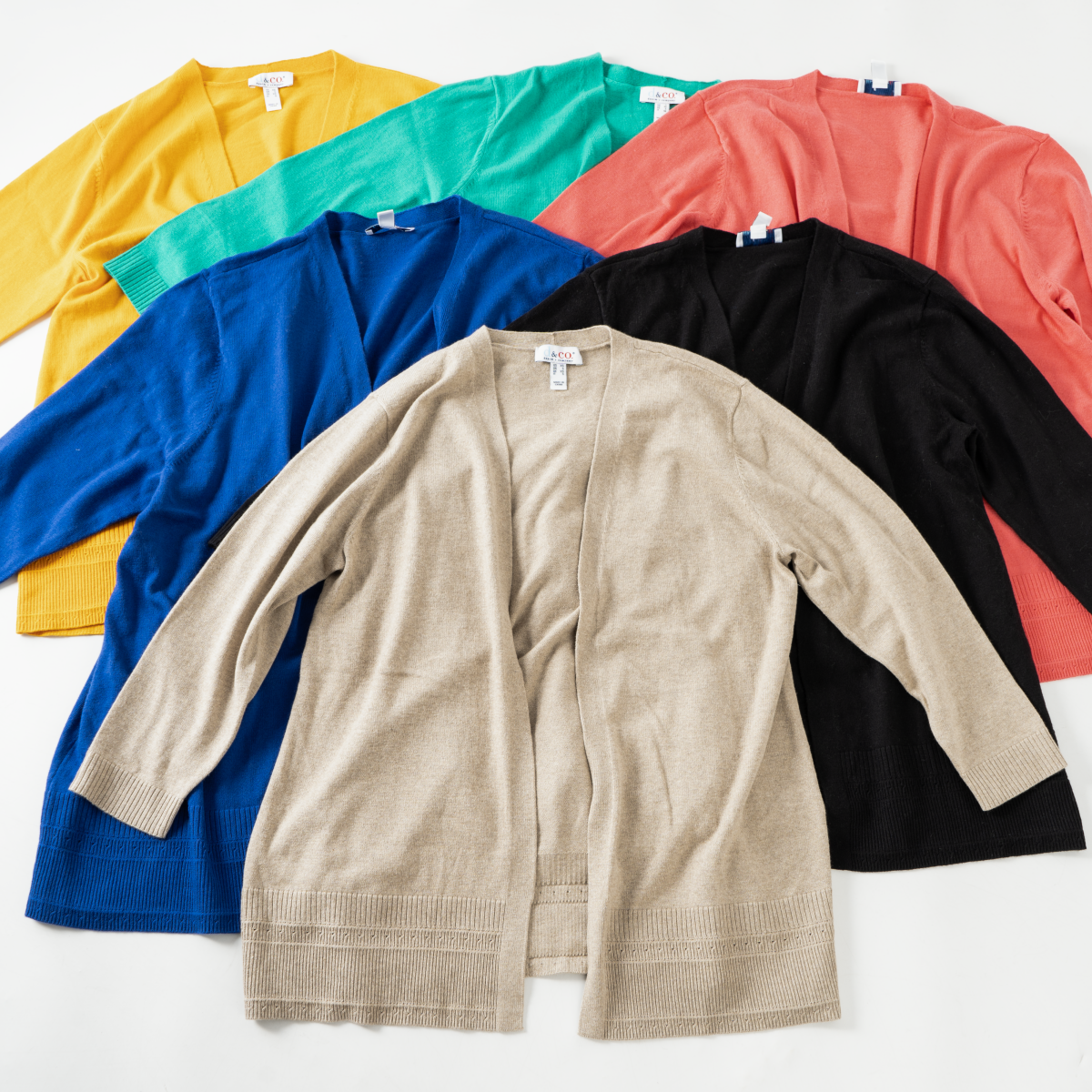 外贸针织开衫女春夏新款多色防晒外搭薄款七分袖披肩外套百搭尾货