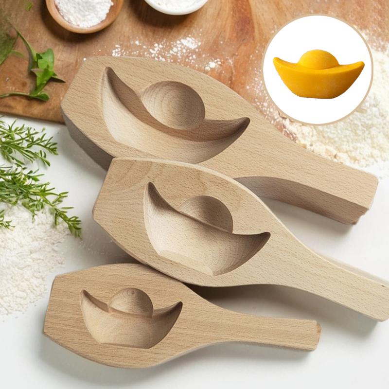 立体大元宝发财过年馒头模具木质