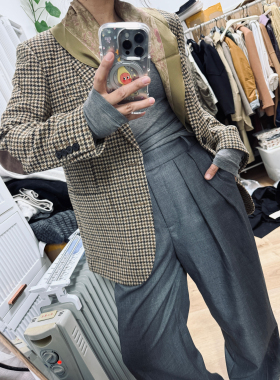 英式 合体羊毛西装 通勤刚需