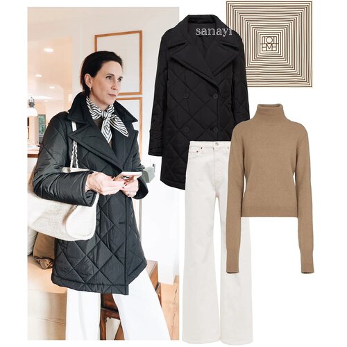 英国J 真丝混纺 薄棉服