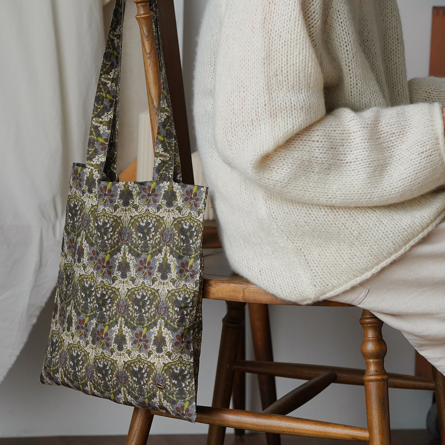 shannai原创「福利」新中式国风手拎帆布袋上班通勤大容量手提袋